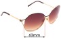 Sunglass Fix Replacement Lenses for Gucci GG2846/S - 63mm Wide 