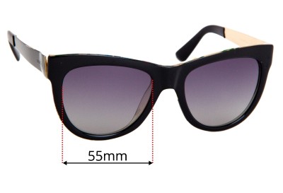 Gucci 3739/S  Replacement Lenses 55mm wide 