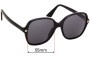 Sunglass Fix Replacement Lenses for Gucci GG 0092/S - 55mm Wide 