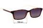 Sunglass Fix Replacement Lenses for Gucci Unknown Model - 53mm Wide 