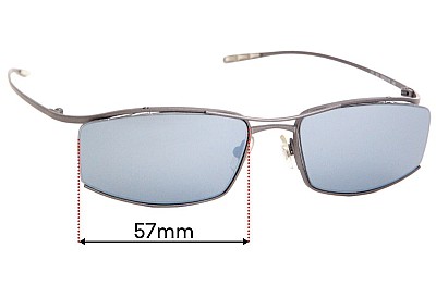 Hiero SLG Lentes de Repuesto 57mm wide 