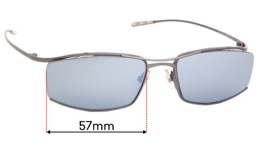 Sunglass Fix Replacement Lenses for Hiero SLG - 57mm Wide 
