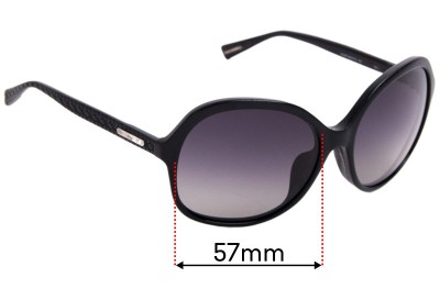 Hugo Boss 0403/F/S Replacement Lenses 57mm wide 