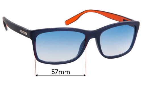 Sunglass Fix Replacement Lenses for Hugo Boss 0578/P/S - 57mm Wide 