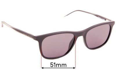 Hugo Boss 0966 Replacement Lenses 51mm wide 