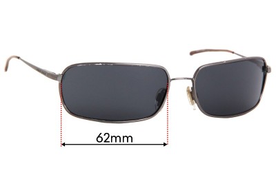 Hugo Boss HB113311 Replacement Lenses 62mm wide 