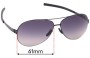 Sunglass Fix Replacement Lenses for IC! Berlin Raf S - 61mm Wide 