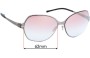 Sunglass Fix Replacement Lenses for IC! Berlin Tres Chic - 62mm Wide 