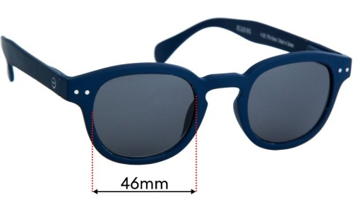 Sunglass Fix Replacement Lenses for Izipizi Reading - 46mm Wide 