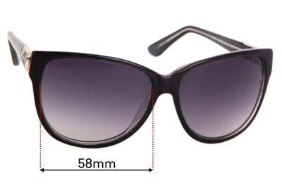 Just Cavalli JC415S  Replacement Lenses 58mm wide 