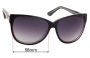 Sunglass Fix Replacement Lenses for Just Cavalli JC415S  - 58mm Wide 