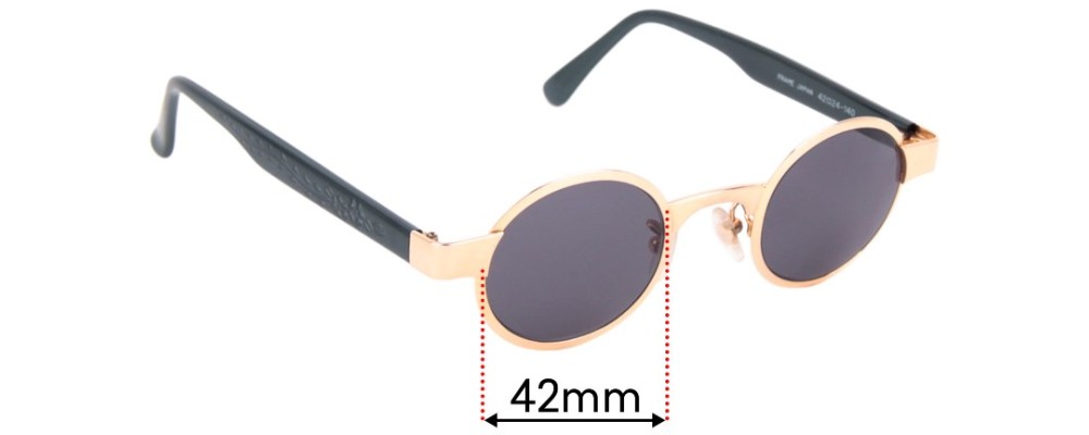 Sunglass Fix Replacement Lenses for Kenzo KE2870 - 42mm Wide