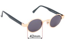 Sunglass Fix Replacement Lenses for Kenzo KE2870 - 42mm Wide