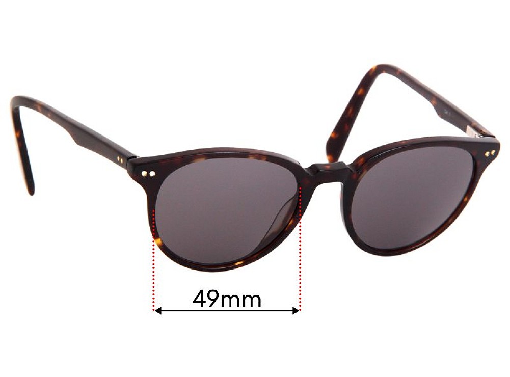 Sunglass Fix Lentes de Repuesto para Kylie Minogue Sun Rx 01 - 49mm Wide Sunglass Fix Lentes de Repuesto para Kylie Minogue Sun Rx 01 - 49mm Wide