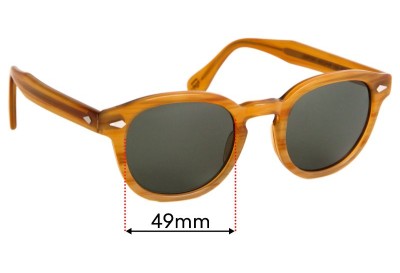 Moscot Lemtosh Replacement Lenses 49mm wide 