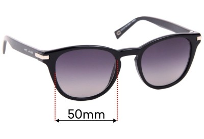 Marc by Marc Jacobs 11 Replacement Lenses 50mm wide 