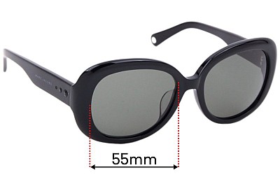 Marc by Marc Jacobs MMJ 97/F/S Ersatzgläser 55mm wide 