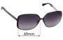 Sunglass Fix Replacement Lenses for Marc by Marc Jacobs MMJ 125/S - 61mm Wide 