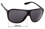 Sunglass Fix Replacement Lenses for Marc by Marc Jacobs MMJ106/S  - 64mm Wide 