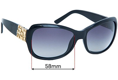 Marc by Marc Jacobs MJ 191/S Ersatzgläser 58mm wide 
