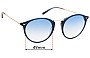 Sunglass Fix Replacement Lenses for Mauboussin Artiste Joaillier - 49mm Wide 