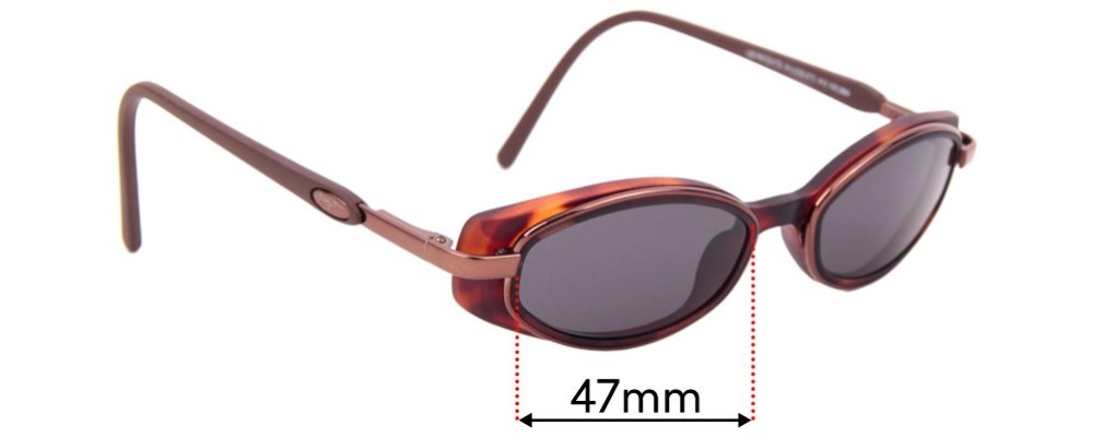 Maui Jim MJ124 Hana 47mm Replacement Lenses