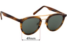 Sunglass Fix Replacement Lenses for Maui Jim MJ529 Sunny Days - 49mm wide