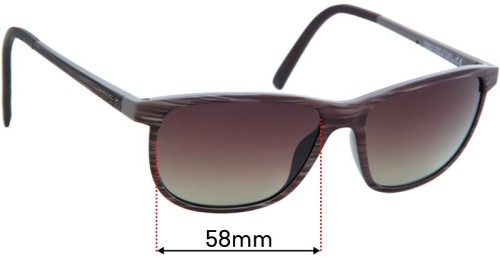 Maui Jim MJ811 Dragon's Teeth (Lele Kawa) 58mm Replacement Lenses