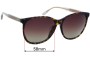 Sunglass Fix Replacement Lenses for Maui Jim MJ821 Isola - 58mm Wide 