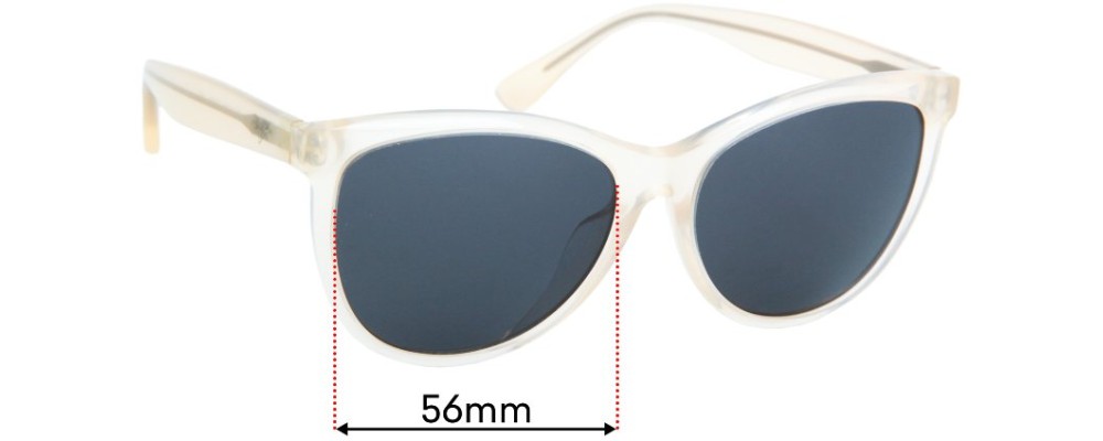 Sunglass Fix Replacement Lenses for Maui Jim MJ833 Glory Glory - 56mm Wide