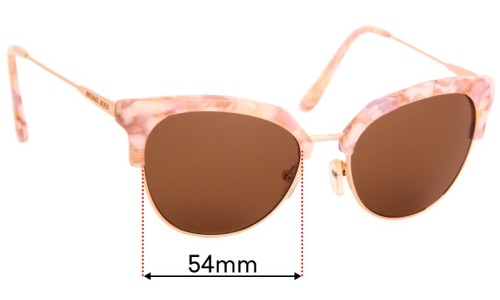 Sunglass Fix Replacement Lenses for Michael Kors MK1023 EVY  - 56mm Wide 