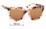 Sunglass Fix Replacement Lenses for Mimco Perplex - 53mm Wide 