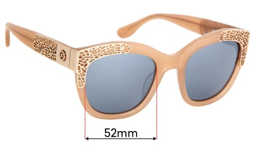 Sunglass Fix Replacement Lenses for Mimco Seeker - 52mm Wide 