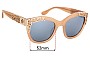 Sunglass Fix Replacement Lenses for Mimco Seeker - 52mm Wide 