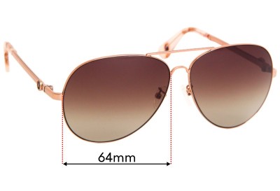 Mimco Wanderer Replacement Lenses 64mm wide 