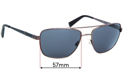 Nautica N5117S Replacement Lenses 57mm wide 