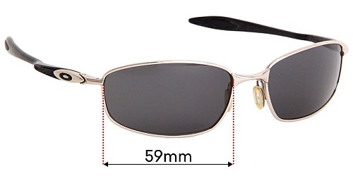 Oakley Blender OO4059 59mm Replacement Lenses