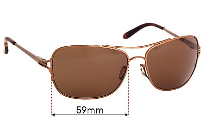 Oakley Conquest OO4101 Verres de Remplacement 59mm wide 