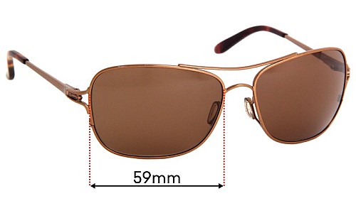 Oakley Conquest OO4101 Ersatzlinsen 59mm wide 