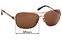 Sunglass Fix Ersatzgläser für Oakley Conquest OO4101 - 59mm Wide 