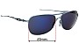 Sunglass Fix Replacement Lenses for Oakley Crosshair OO4060 - 61mm Wide 