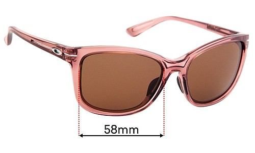 Sunglass Fix Replacement Lenses for Oakley Drop In OO9232 - 58mm Wide 