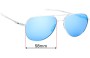 Sunglass Fix Replacement Lenses for Oakley Elmont M OO4119 - 58mm Wide 