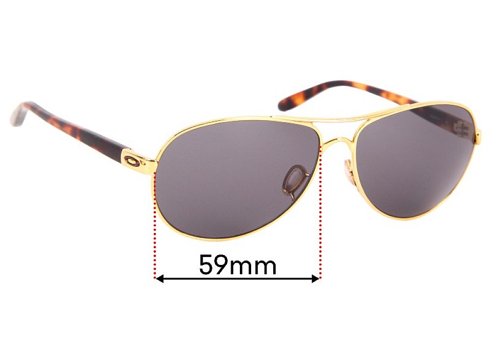 Sunglass Fix Replacement Lenses for Oakley Feedback OO4079 - 59mm Wide Sunglass Fix Replacement Lenses for Oakley Feedback OO4079 - 59mm Wide