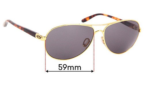 Sunglass Fix Replacement Lenses for Oakley Feedback OO4079 - 59mm Wide Oakley Feedback OO4079 Replacement Lenses 59mm wide