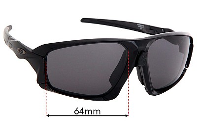 Oakley Field Jacket OO9402 Verres de Remplacement 64mm wide 
