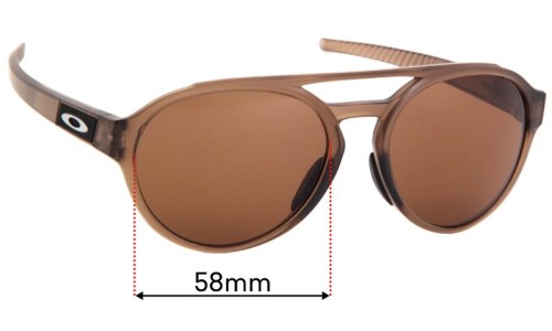 Sunglass Fix Replacement Lenses for Oakley Forager OO9421 - 58mm Wide 