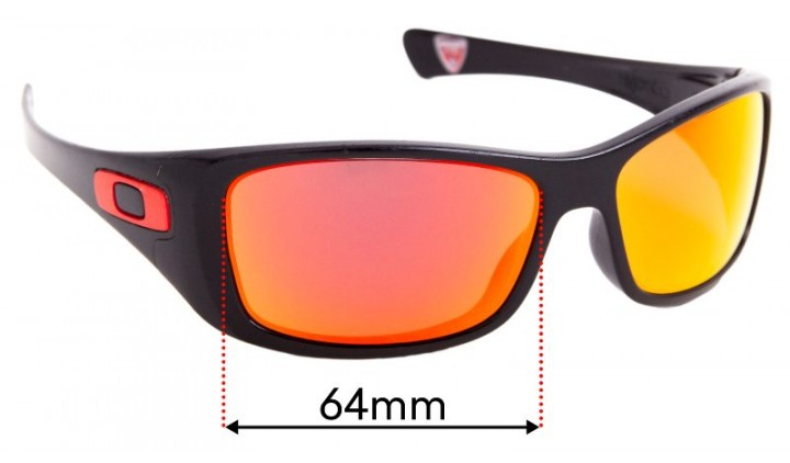 Oakley Hijinx Oo9021 64mm Replacement Lenses