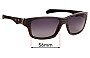 Sunglass Fix Verres de Remplacement pour Oakley Jupiter Squared OO9135 - 56mm Wide 