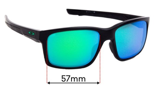 Sunglass Fix Replacement Lenses for Oakley Mainlink OO9264 - 57mm Wide 